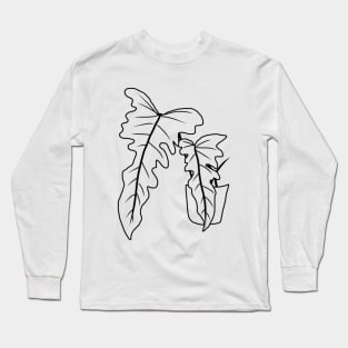 Color In Philodendron Long Sleeve T-Shirt